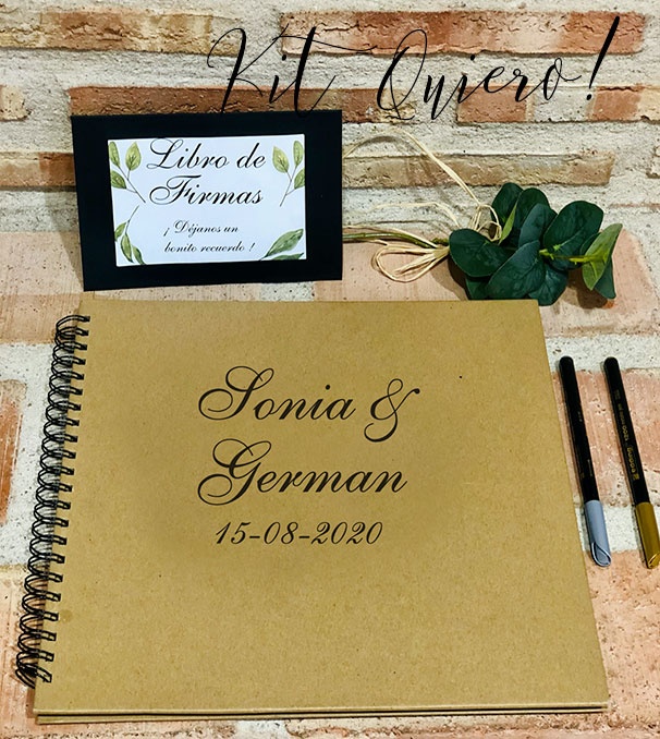 Libro de firmas para boda en 2020 – Libro de testigos, libro de firmas boda,  álbum de fotos