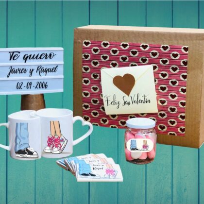 KIT SAN VALENTÍN PERSONALIZABLE PARA ELLA