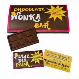 Tableta de chocolates diseño Wonka