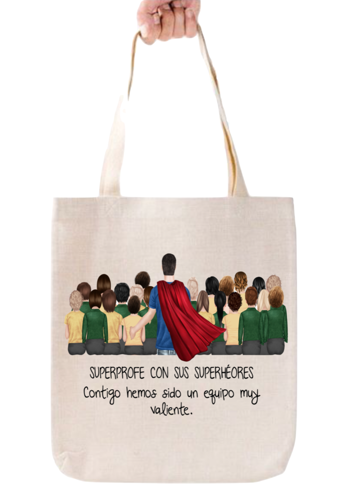 bolsa tipo lino profesor