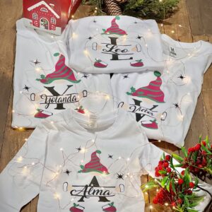 CAMISETAS NAVIDEÑAS PERSONALIZADAS