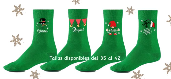Calcetines verdes Nvidad