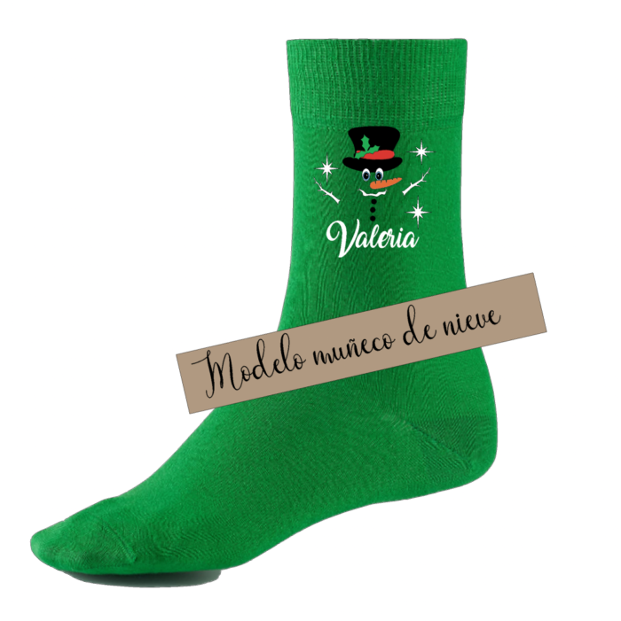 verde muñeco de nieve