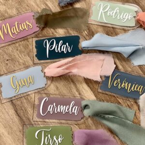 Marcasitios metacrilato con color personalizables